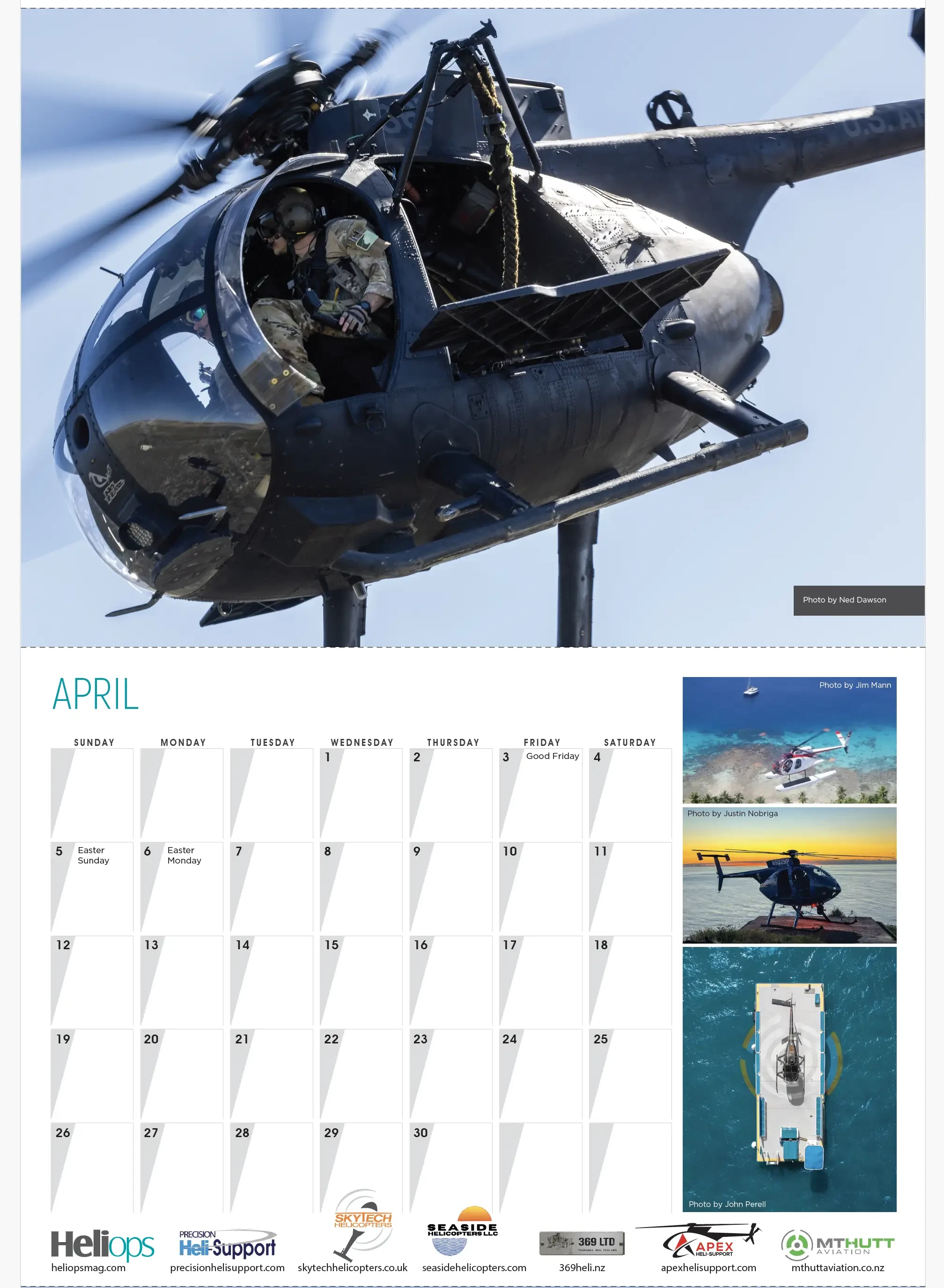 2026 MD500s at Work Calendar