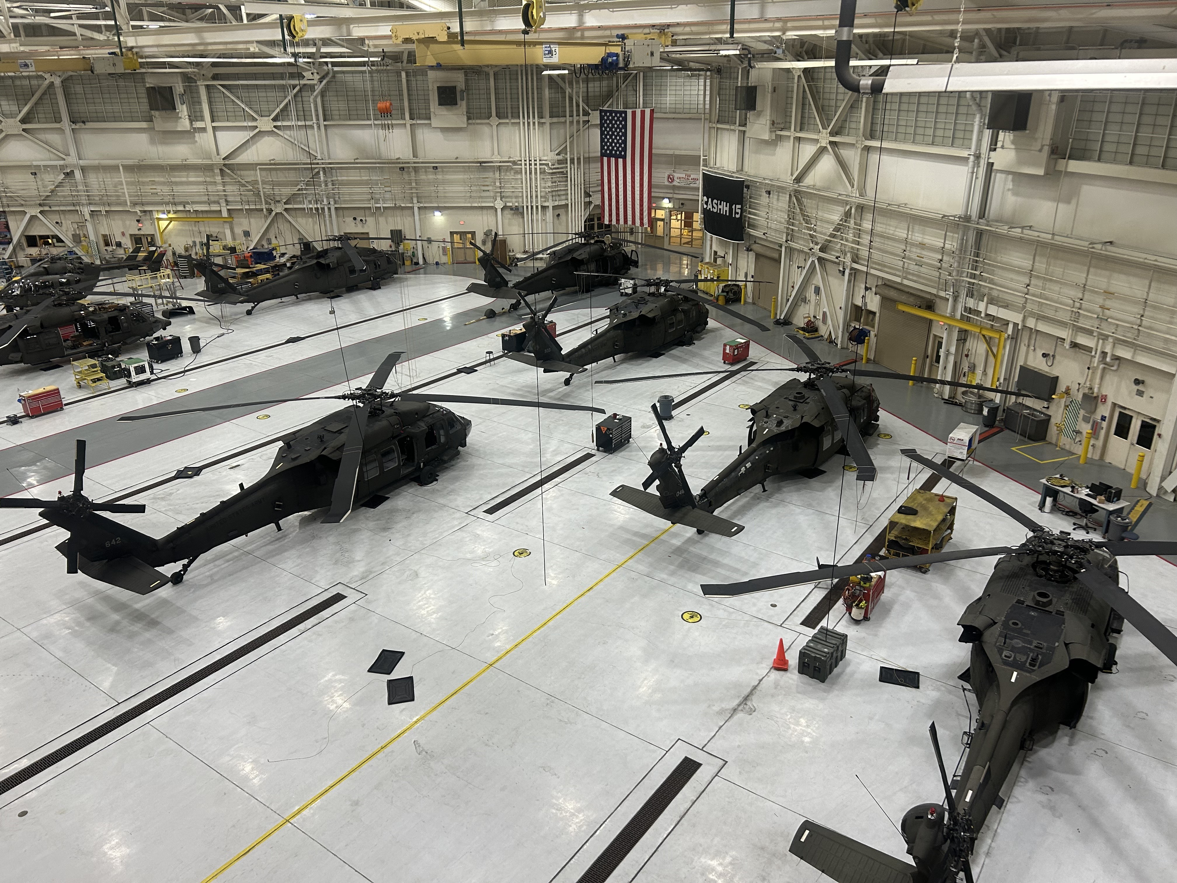 Just another day at work in the hangar