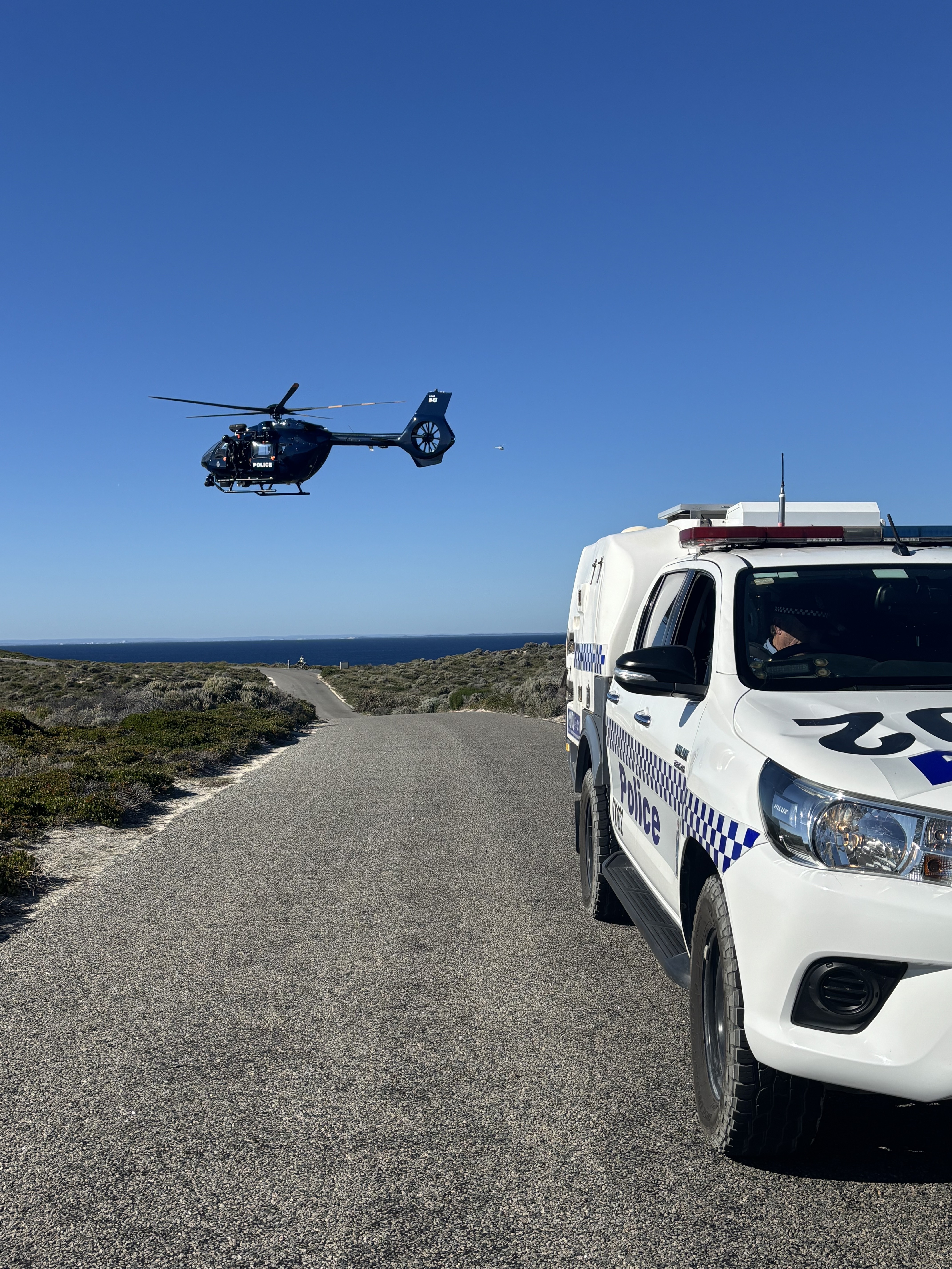 Police Airwing at west end of Rottnest Island