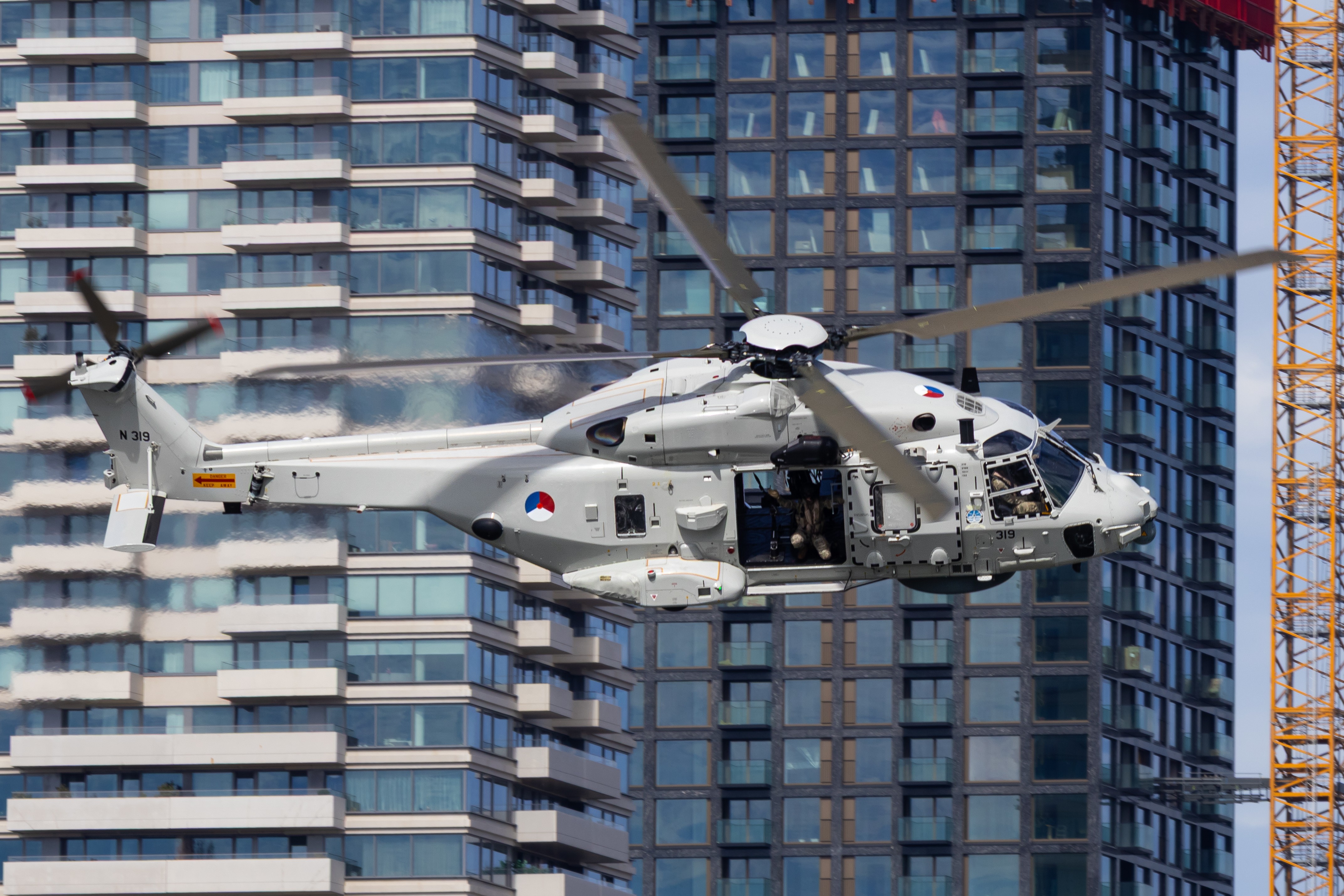 NH90 dutch air force in rotterdam