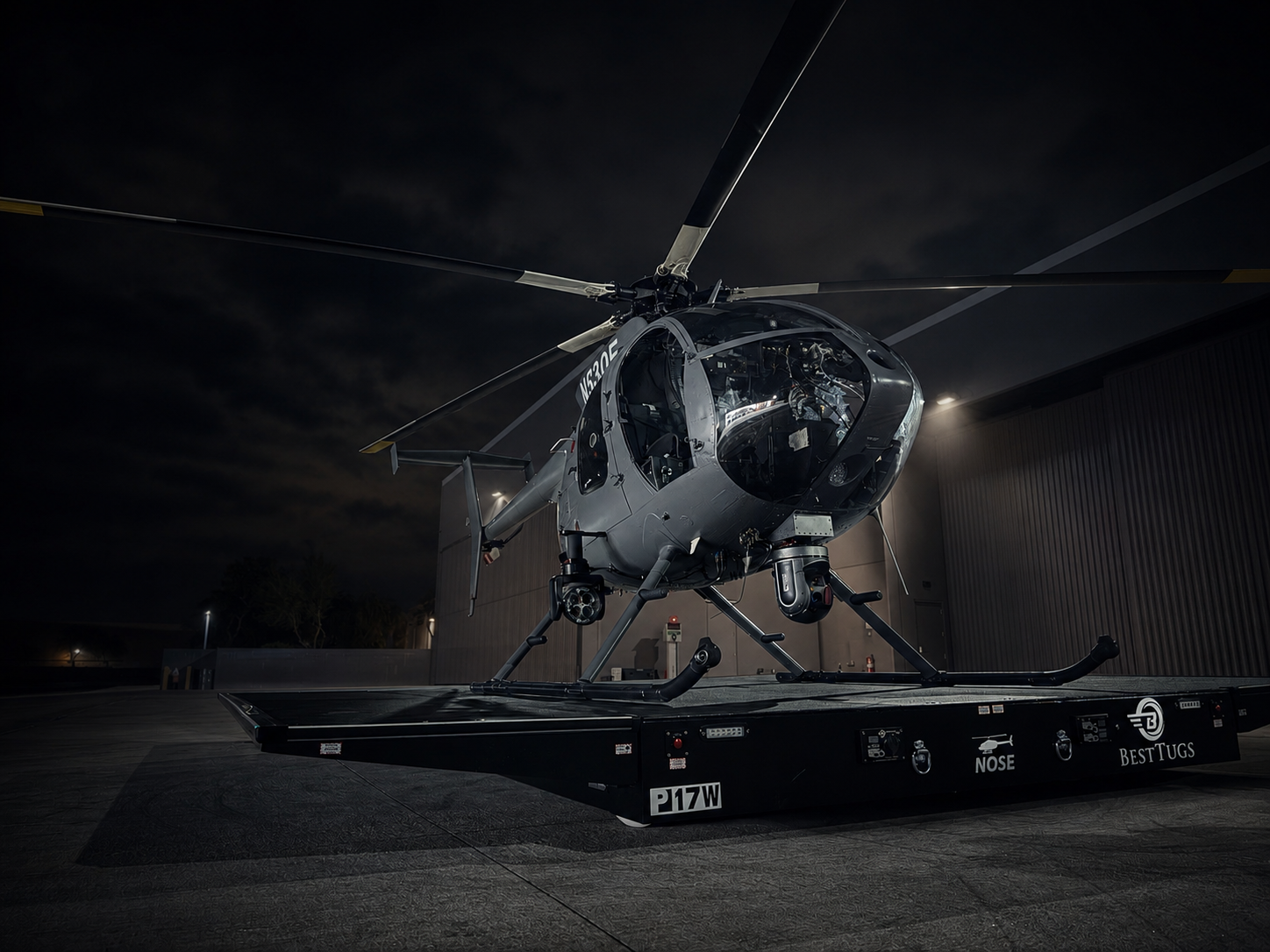 MD 530 F getting ready for a maiden voyage