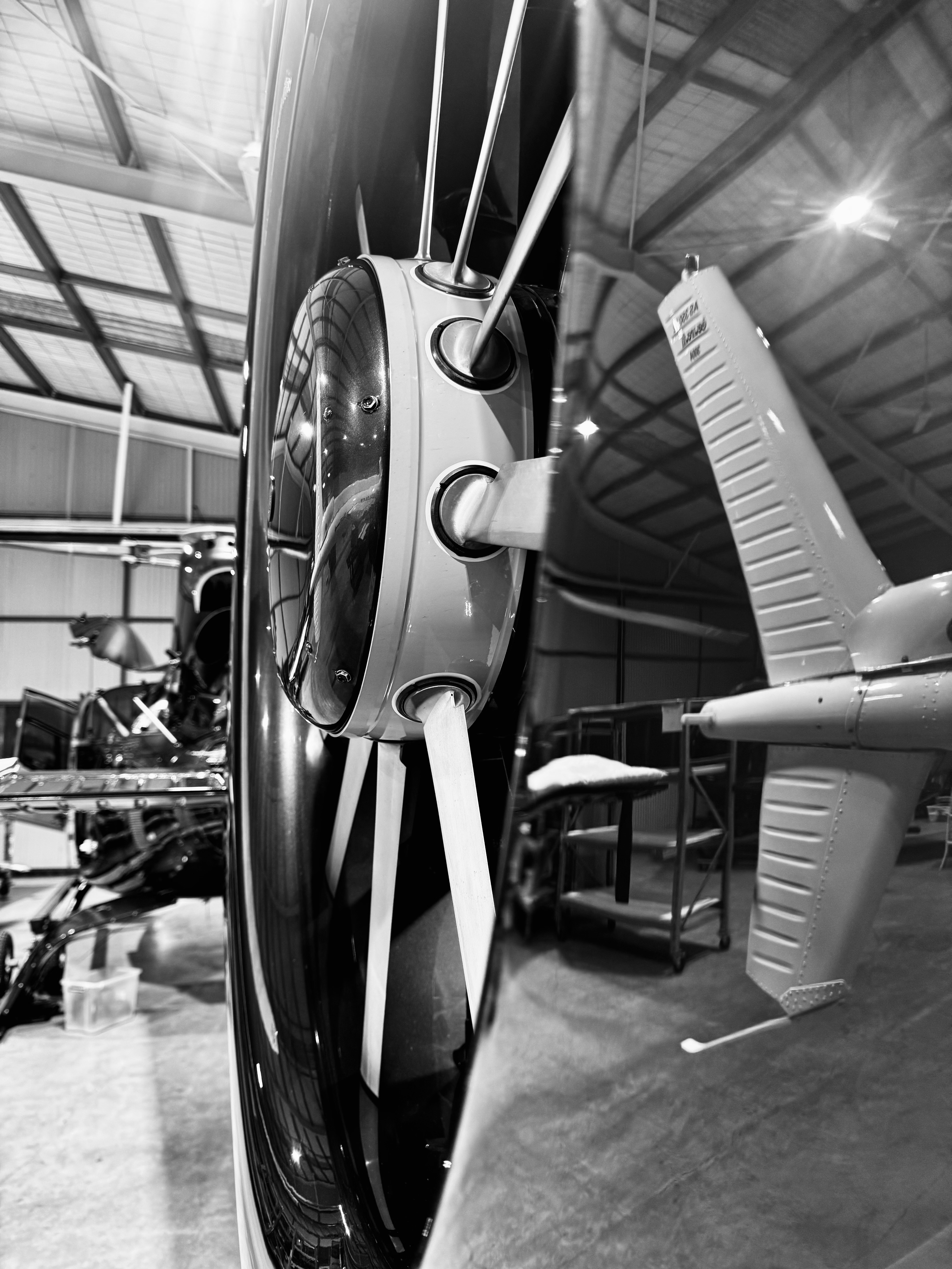Optical illusion of Airbus Aircraft on Maintenance