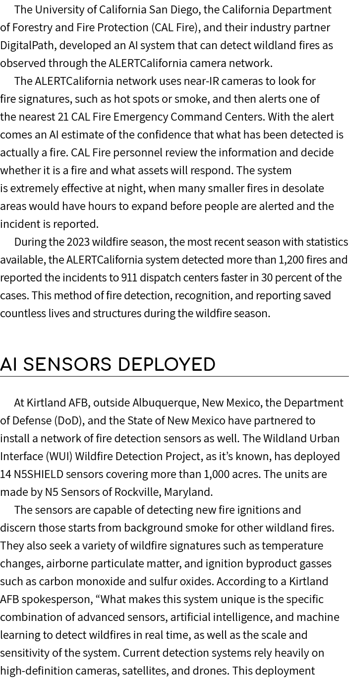 The University of California San Diego, the California Department of Forestry and Fire Protection (CAL Fire), and the...