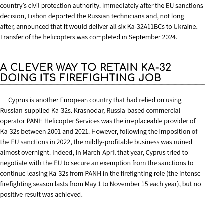 country’s civil protection authority. Immediately after the EU sanctions decision, Lisbon deported the Russian techni...