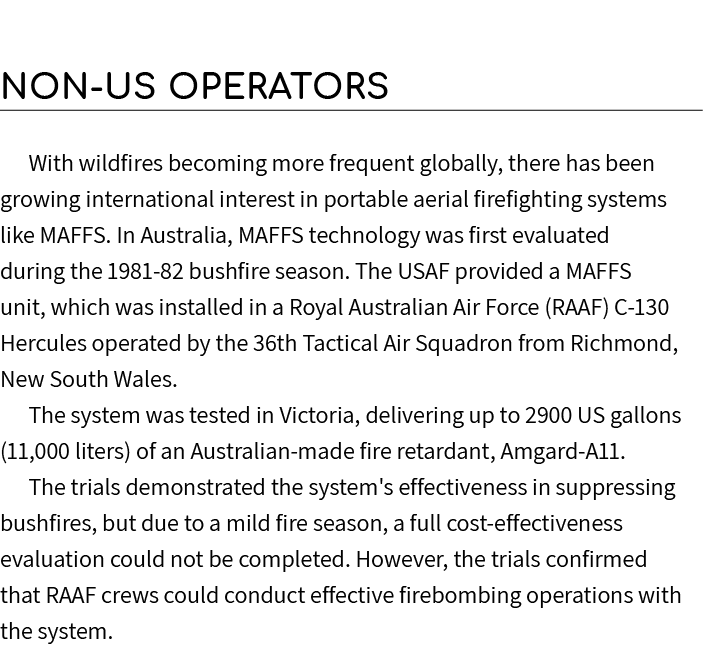  Non US operators With wildfires becoming more frequent globally, there has been growing international interest in po...