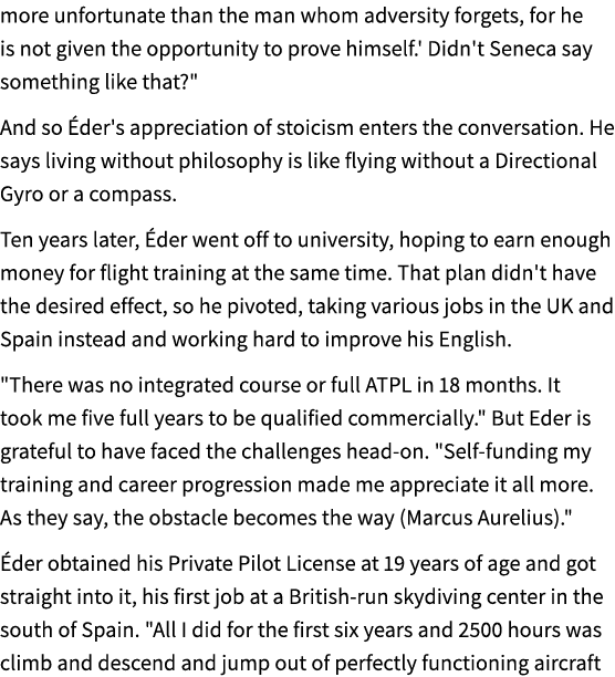more unfortunate than the man whom adversity forgets, for he is not given the opportunity to prove himself.' Didn't S...