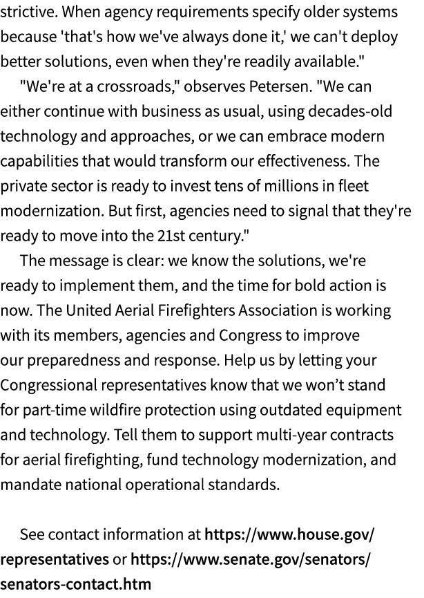 strictive. When agency requirements specify older systems because 'that's how we've always done it,' we can't deploy ...