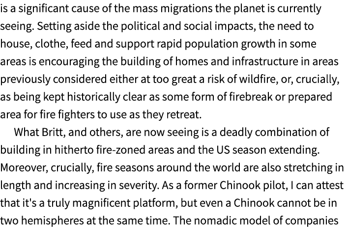 is a significant cause of the mass migrations the planet is currently seeing. Setting aside the political and social ...