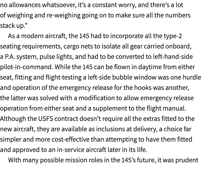 no allowances whatsoever, it’s a constant worry, and there’s a lot of weighing and re weighing going on to make sure ...