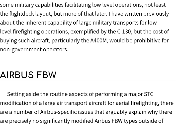 some military capabilities facilitating low level operations, not least the flightdeck layout, but more of that later...