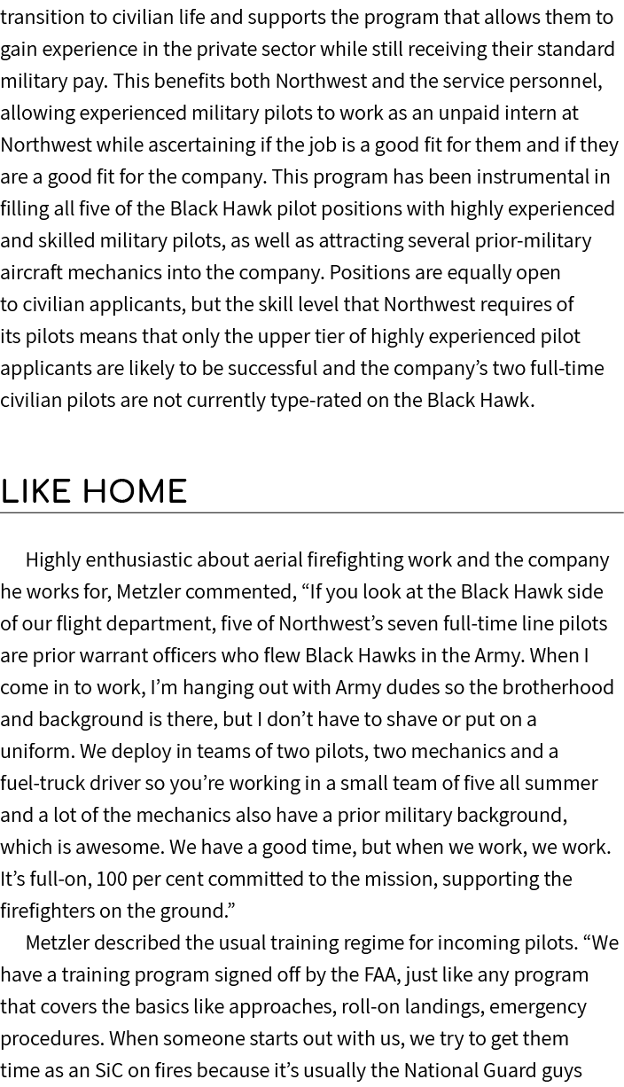 transition to civilian life and supports the program that allows them to gain experience in the private sector while ...
