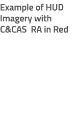 Example of HUD Imagery with C&CAS RA in Red