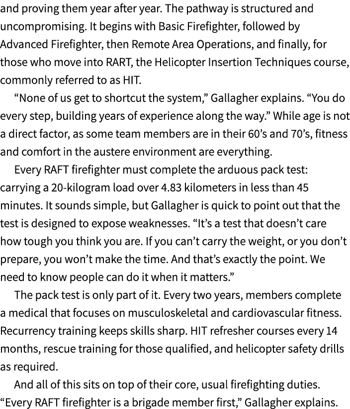 and proving them year after year. The pathway is structured and uncompromising. It begins with Basic Firefighter, fol...