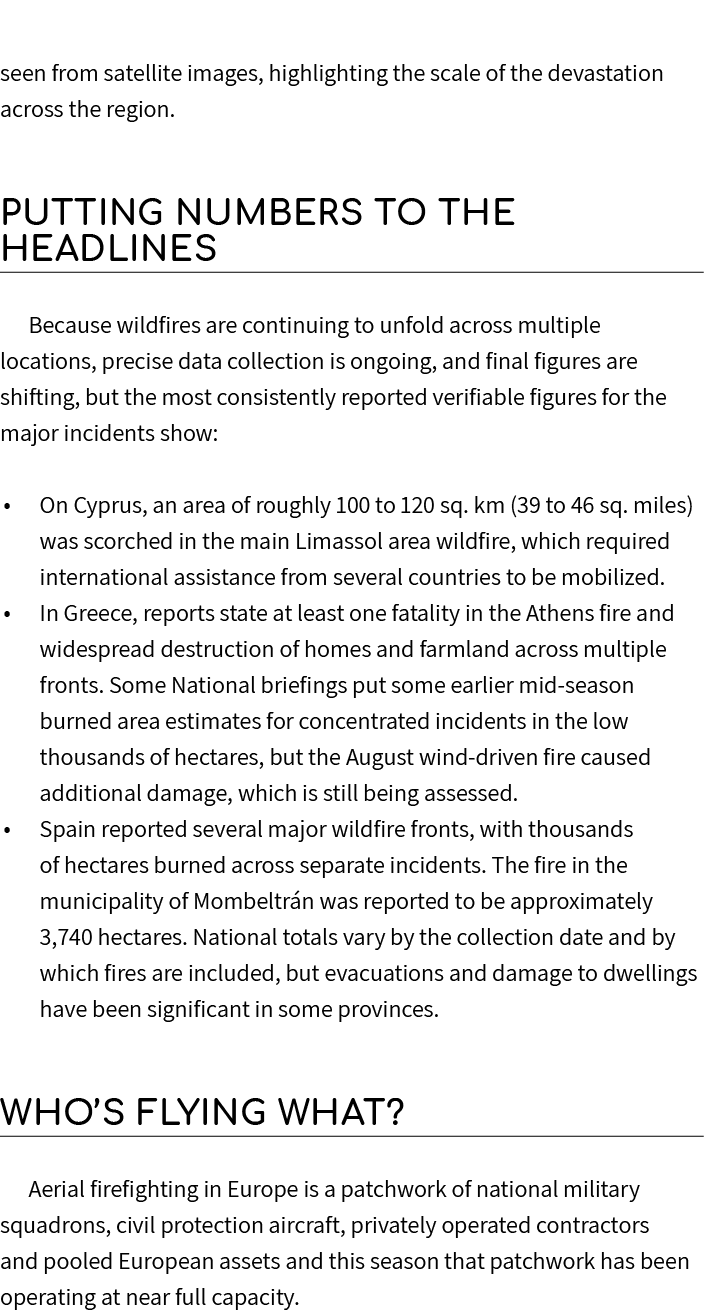 seen from satellite images, highlighting the scale of the devastation across the region. Putting numbers to the headl...