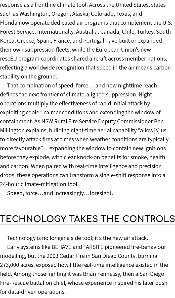 response as a frontline climate tool. Across the United States, states such as Washington, Oregon, Alaska, Colorado, ...
