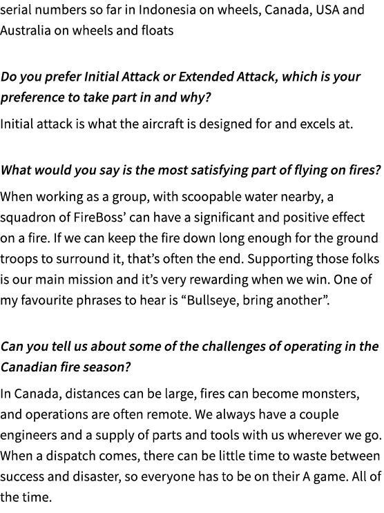 serial numbers so far in Indonesia on wheels, Canada, USA and Australia on wheels and floats Do you prefer Initial At...