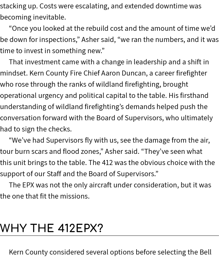 stacking up. Costs were escalating, and extended downtime was becoming inevitable. “Once you looked at the rebuild co...