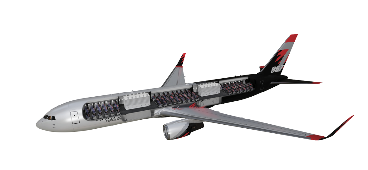 A large airplane with a red tail and a white body. AI generated content