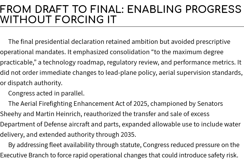 From Draft to Final: Enabling Progress Without Forcing It The final presidential declaration retained ambition but av...