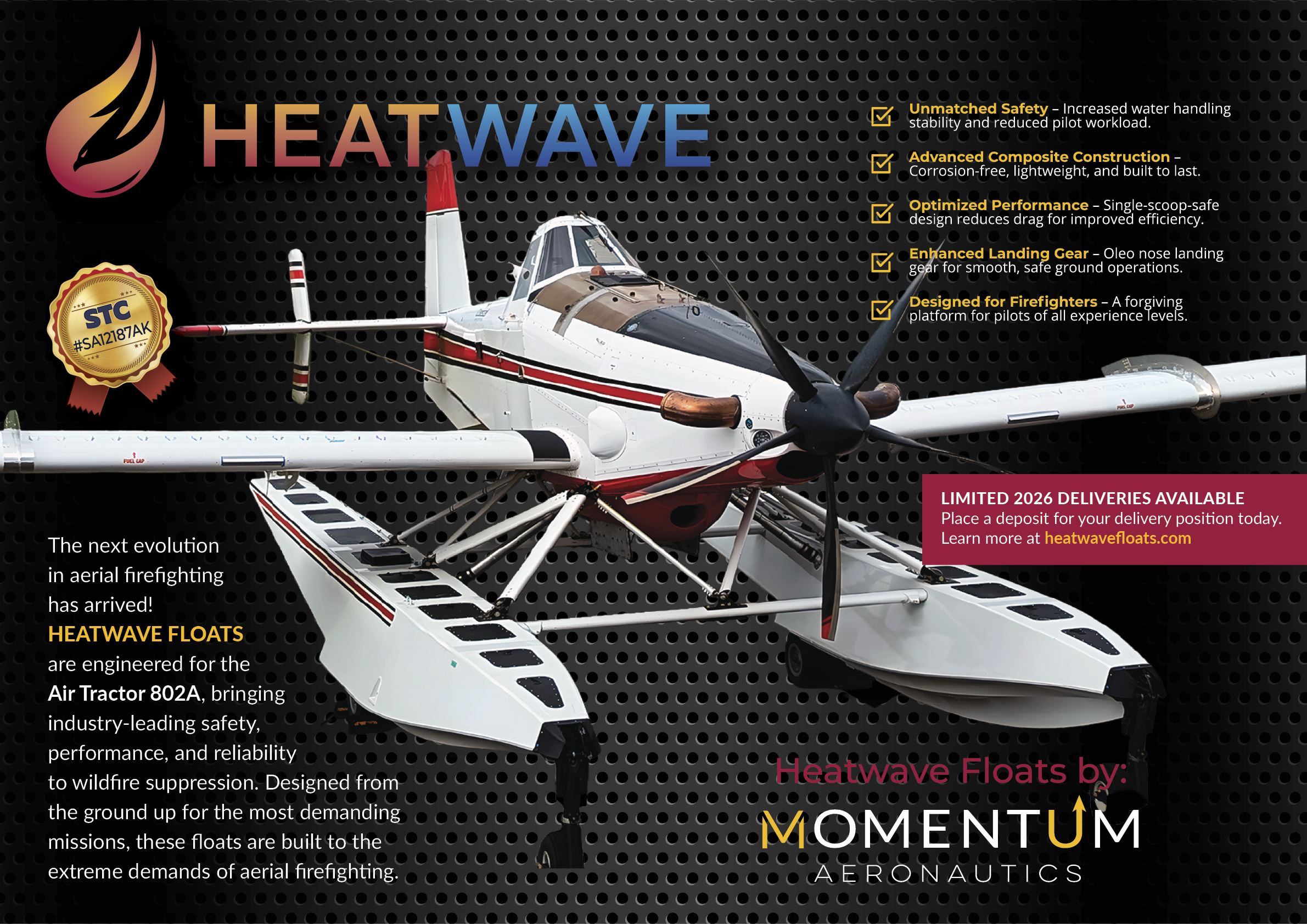 A white and red airplane with a propeller is shown on a poster. AI generated content