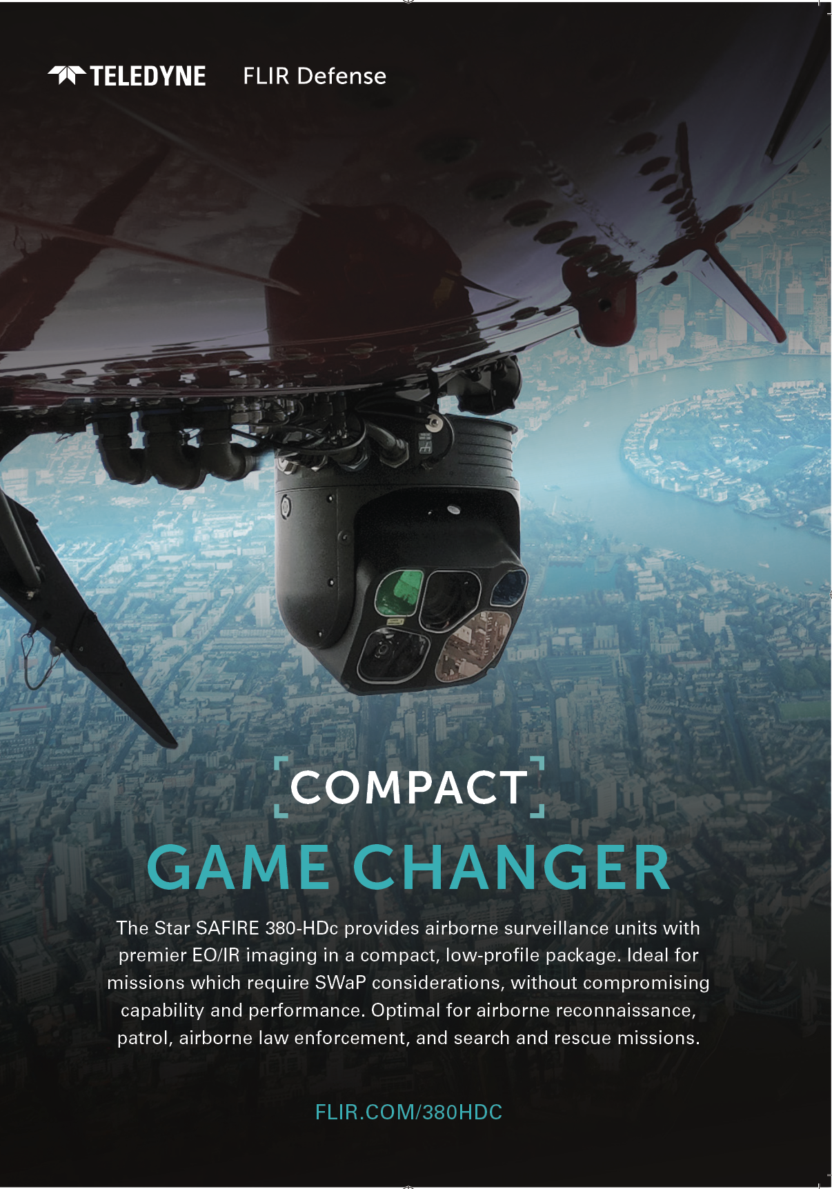 An advertisement for a compact game changer. AI generated content