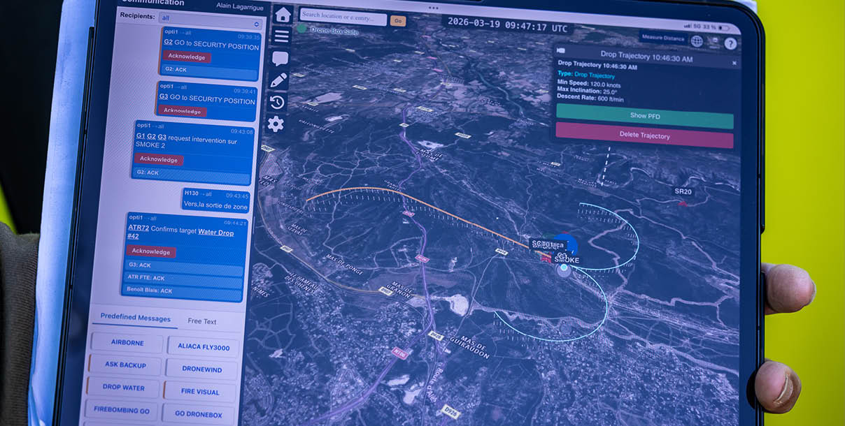 A tablet displaying a map of a city is being held by a person. AI generated content