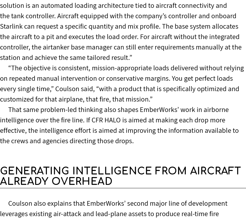 solution is an automated loading architecture tied to aircraft connectivity and the tank controller. Aircraft equippe...