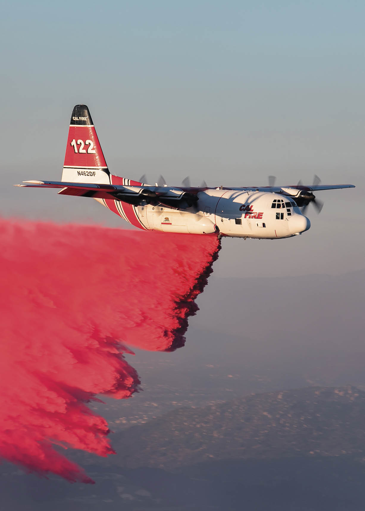 A helicopter is flying through the sky, leaving a trail of smoke behind it. AI generated content