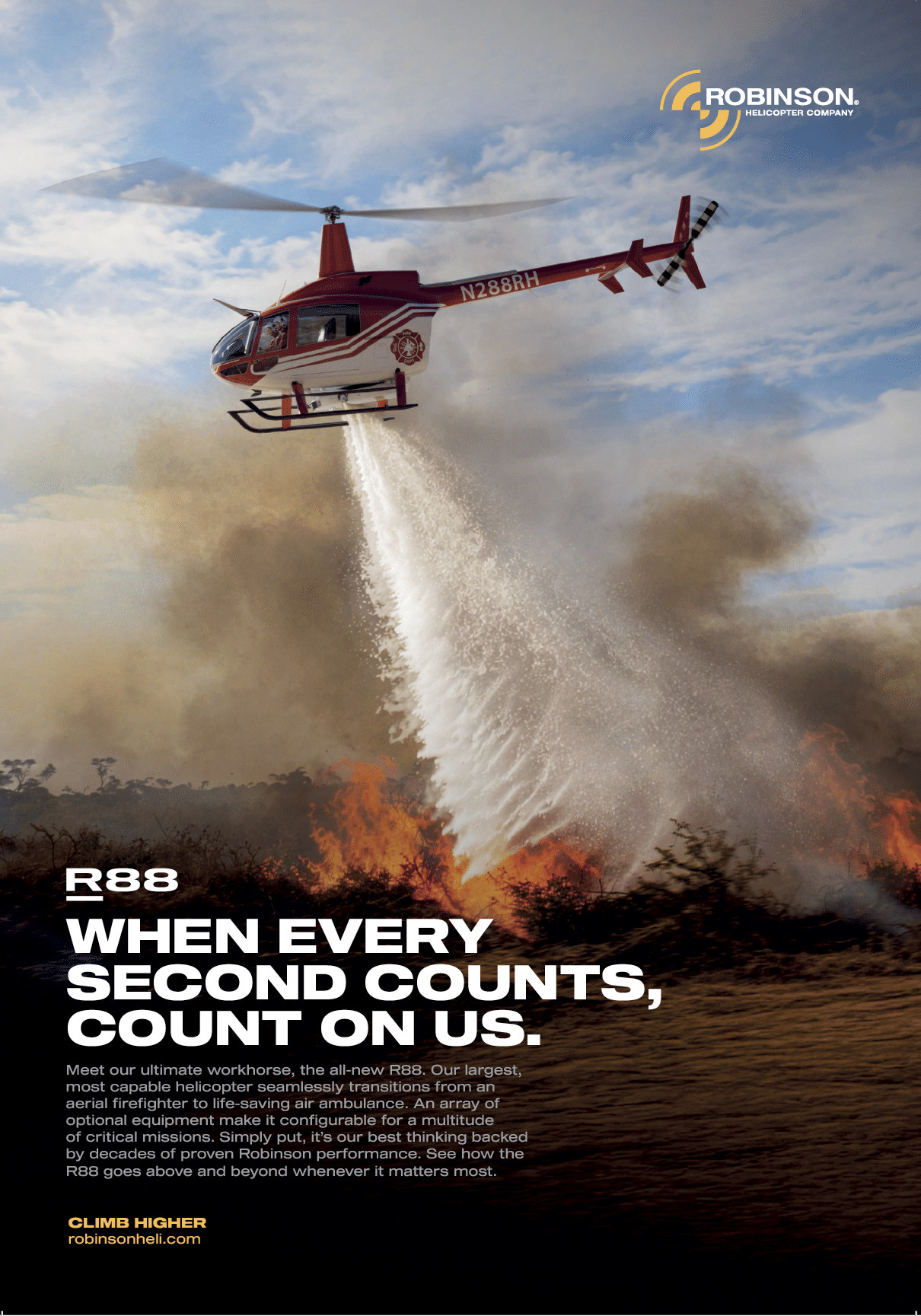 A poster advertising unmanned drones with multiple helicopters in the air. AI generated content