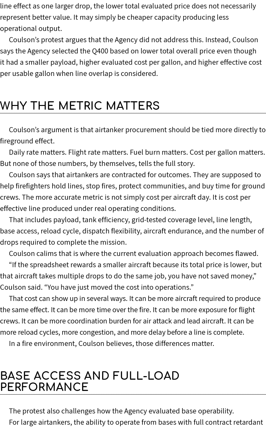 line effect as one larger drop, the lower total evaluated price does not necessarily represent better value. It may s...
