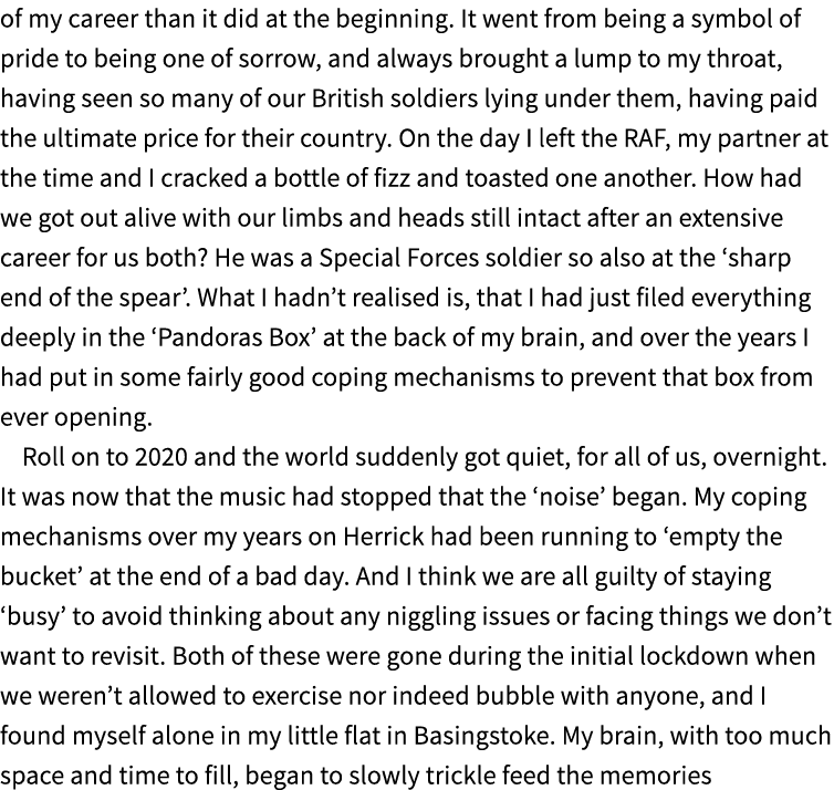 of my career than it did at the beginning. It went from being a symbol of pride to being one of sorrow, and always br...