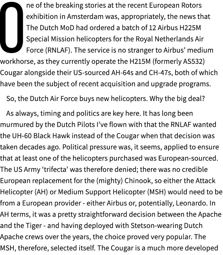 One of the breaking stories at the recent European Rotors exhibition in Amsterdam was, appropriately, the news that T...