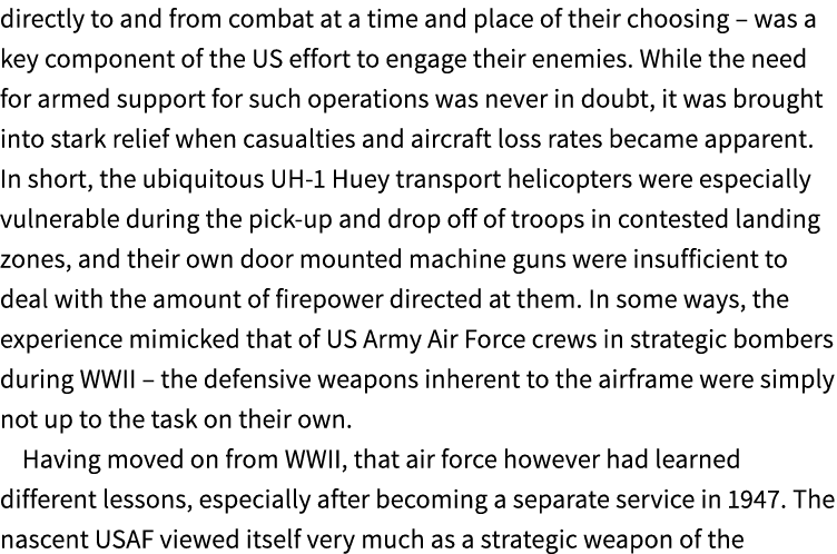 directly to and from combat at a time and place of their choosing – was a key component of the US effort to engage th...