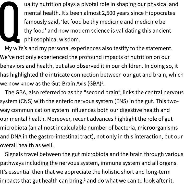 Quality nutrition plays a pivotal role in shaping our physical and mental health. It’s been almost 2,500 years since ...