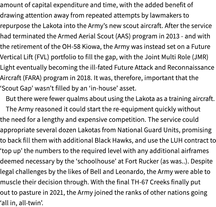 amount of capital expenditure and time, with the added benefit of drawing attention away from repeated attempts by la...