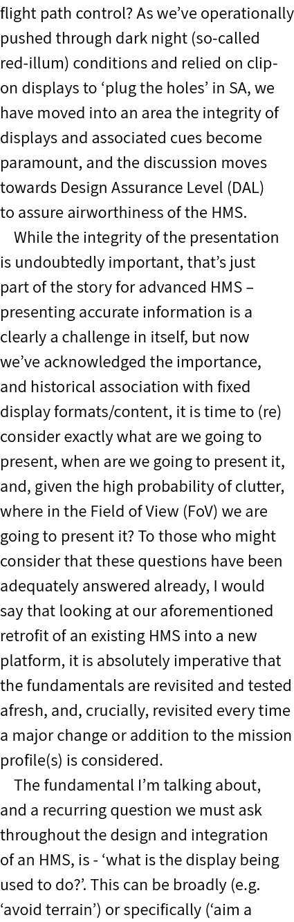 flight path control? As we’ve operationally pushed through dark night (so called red illum) conditions and relied on ...