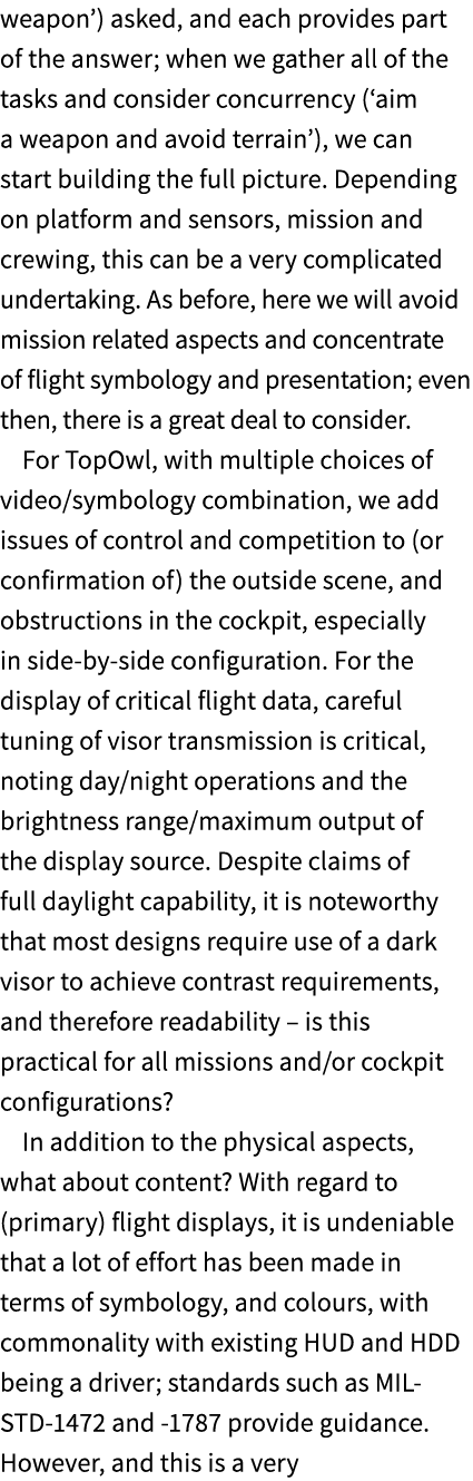 weapon’) asked, and each provides part of the answer; when we gather all of the tasks and consider concurrency (‘aim ...