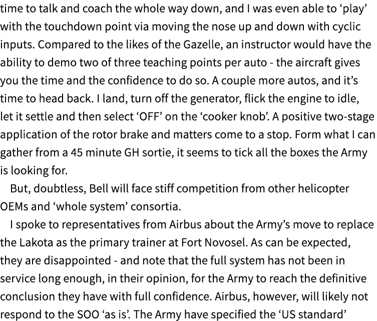 time to talk and coach the whole way down, and I was even able to ‘play’ with the touchdown point via moving the nose...