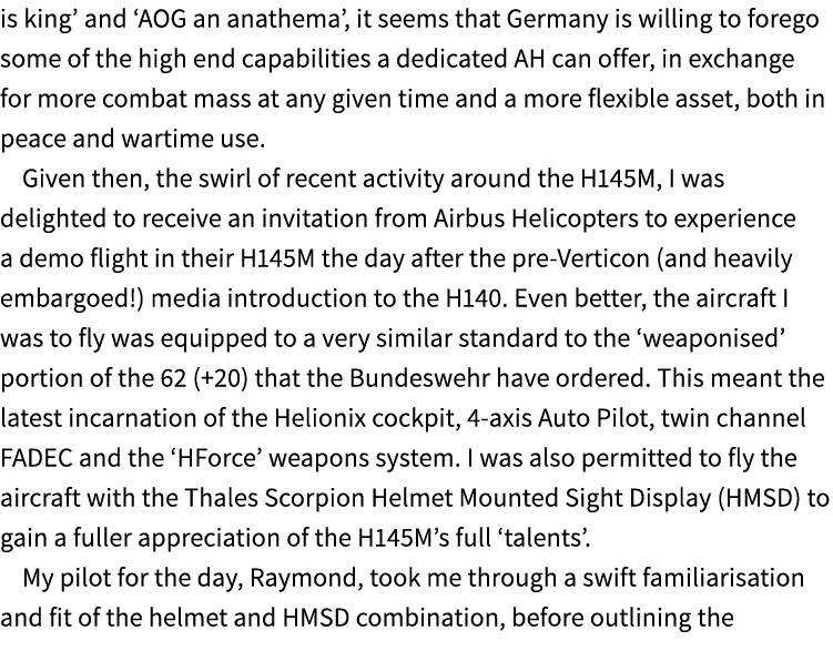 is king’ and ‘AOG an anathema’, it seems that Germany is willing to forego some of the high end capabilities a dedica...