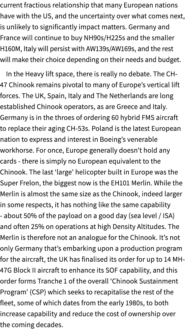 current fractious relationship that many European nations have with the US, and the uncertainty over what comes next,...