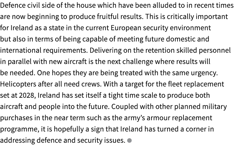 Defence civil side of the house which have been alluded to in recent times are now beginning to produce fruitful resu...