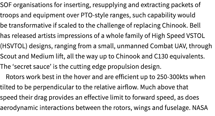 SOF organisations for inserting, resupplying and extracting packets of troops and equipment over PTO style ranges, su...