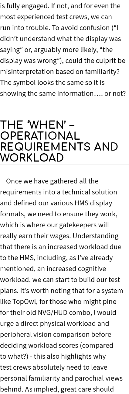 is fully engaged. If not, and for even the most experienced test crews, we can run into trouble. To avoid confusion (...