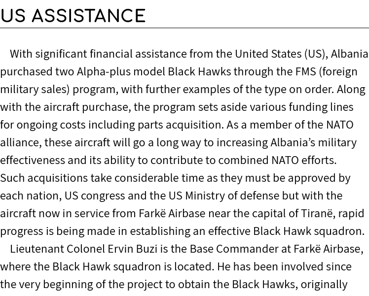 US Assistance With significant financial assistance from the United States (US), Albania purchased two Alpha plus mod...