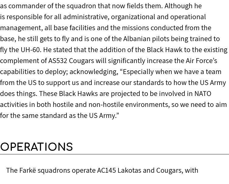 as commander of the squadron that now fields them. Although he is responsible for all administrative, organizational ...