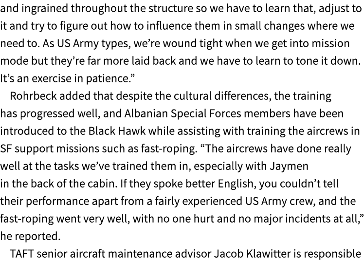 and ingrained throughout the structure so we have to learn that, adjust to it and try to figure out how to influence ...
