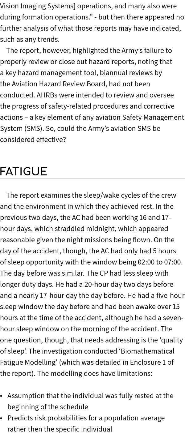 Vision Imaging Systems] operations, and many also were during formation operations.” but then there appeared no furth...