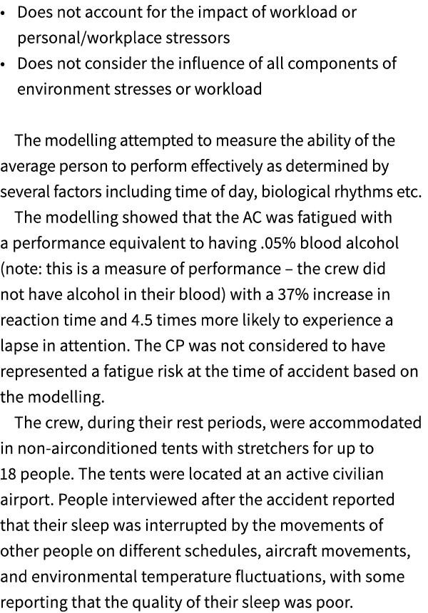 • Does not account for the impact of workload or personal/workplace stressors • Does not consider the influence of al...