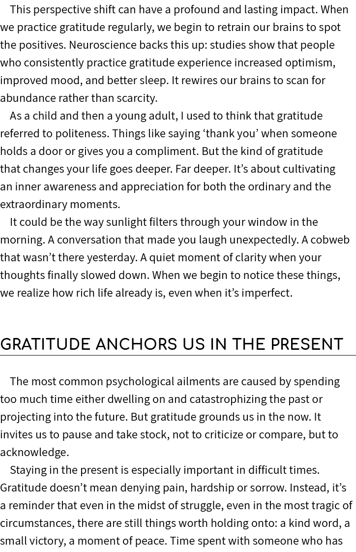 This perspective shift can have a profound and lasting impact. When we practice gratitude regularly, we begin to retr...