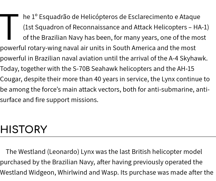 The 1º Esquadr o de Helic pteros de Esclarecimento e Ataque (1st Squadron of Reconnaissance and Attack Helicopters – ...